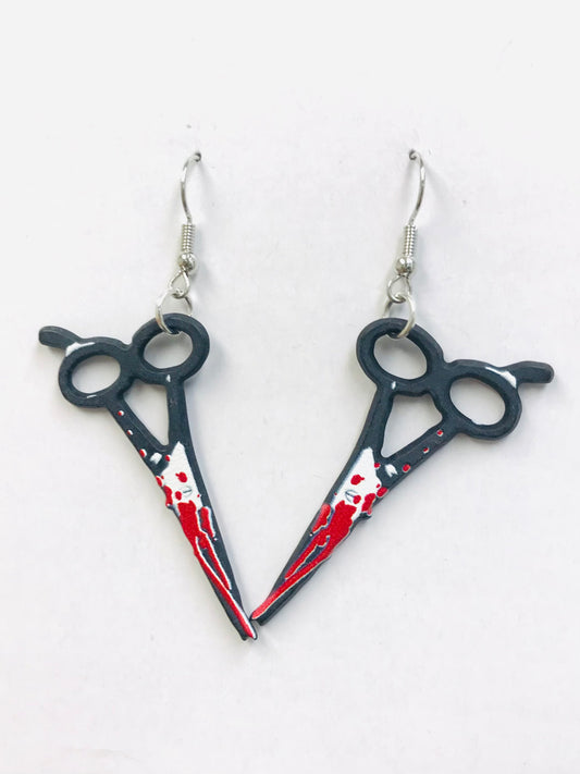 Bloody Scissors Earrings
