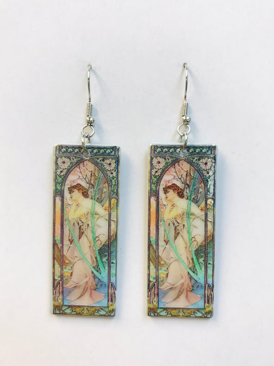 World Famous Painting Earrings