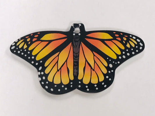 3pcs Monarch Butterfly Charms, Wholesale Acrylic Charms DIY jewelry making