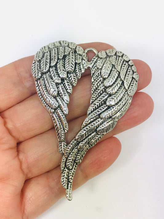 4 Angel Wings Charms, Wholesale Charms, Pendants