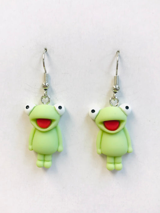 Happy Frog Earrings Gift