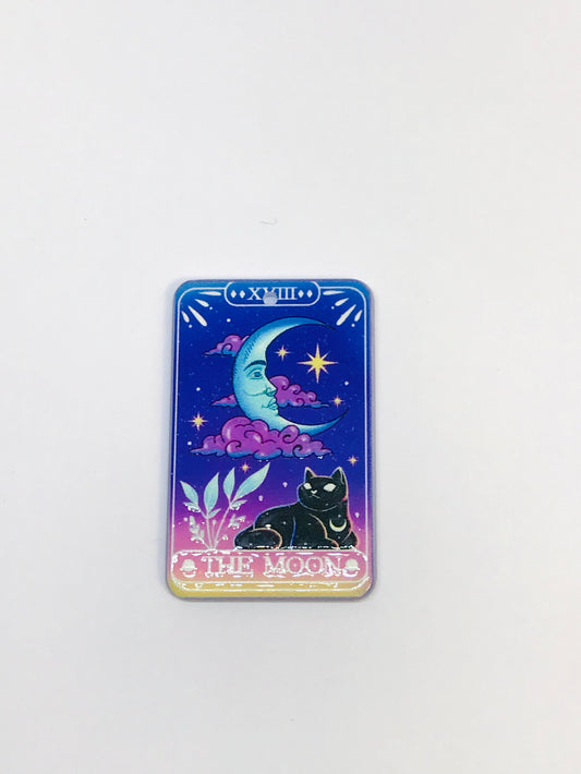 Tarot Card The Moon Charms, Acrylic Charms