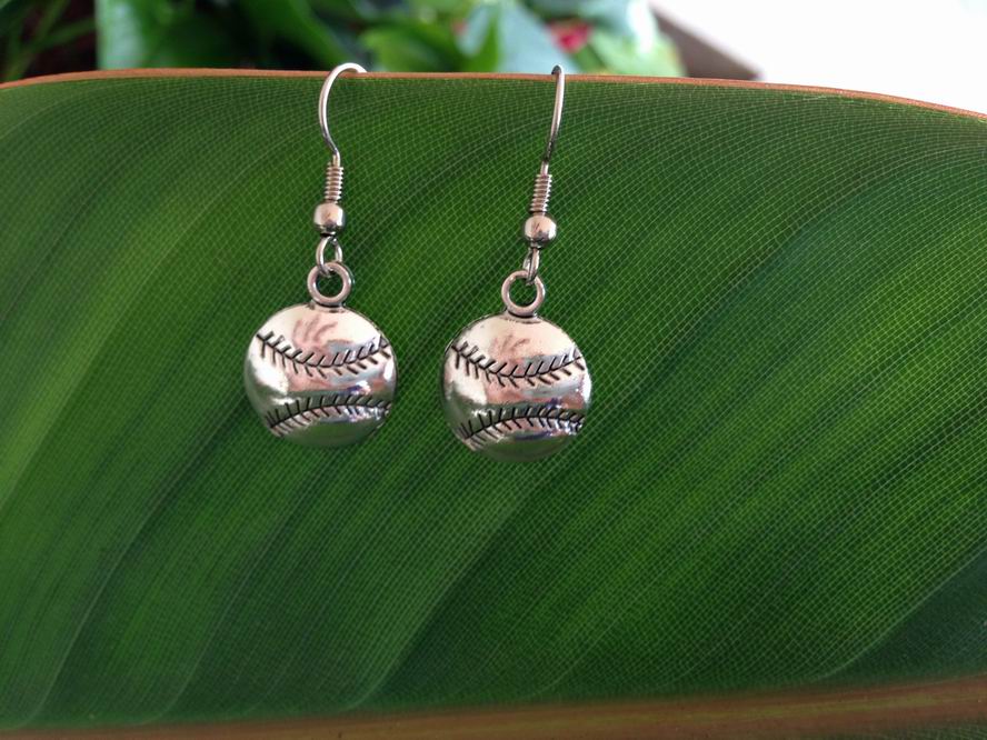Baseball charm Earrings