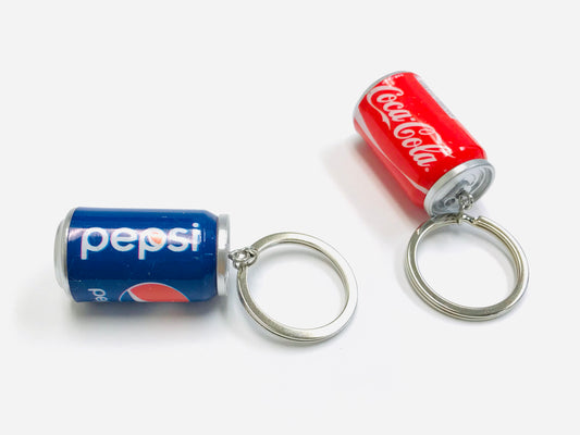 Coke Pepsi Key Chain