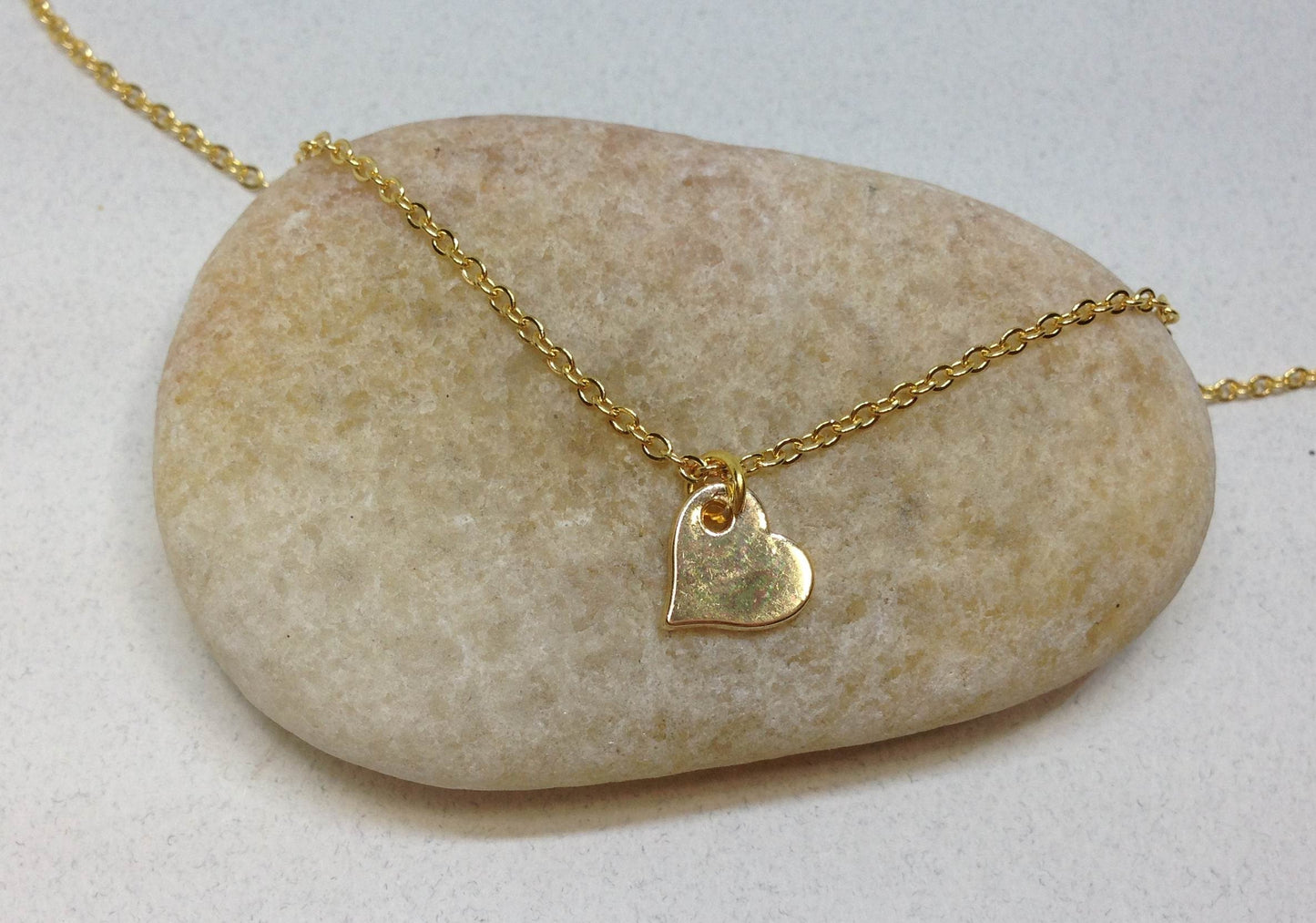 Dainty Heart Necklace, Bridesmaid Gifts
