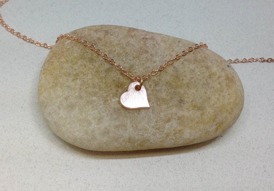Dainty Heart Necklace, Bridesmaid Gifts