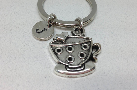 Coffee Cup charm key chain