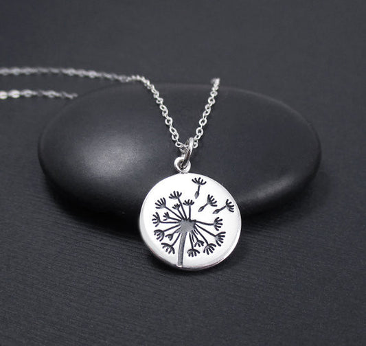 Dandelion Necklace, Mother Children Necklace, Gift For Mom