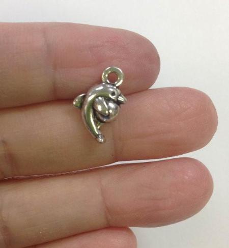 15 pcs Dolphin With Ball Charms