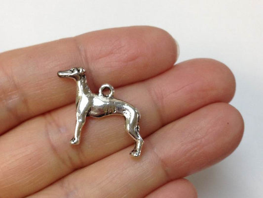 greyhound dog pet charm wholesale