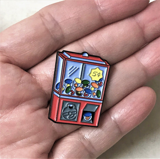 Gumball Machine Vintage Game Lapel Enamel Pin