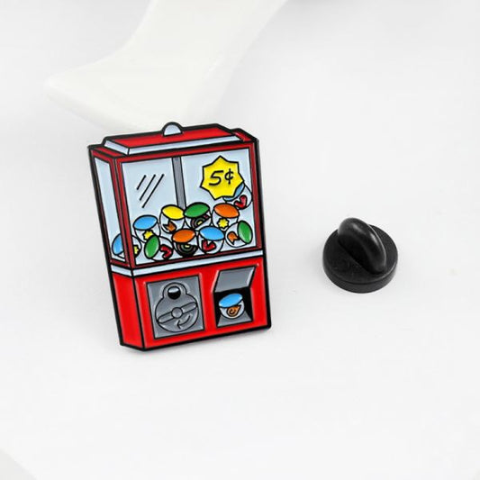 Gumball Machine Vintage Game Lapel Enamel Pin