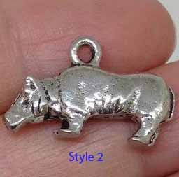 5 Hippopotamus Hippo Charm wholesale