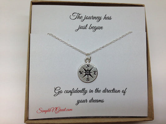 The Journey Has Just Begun Go Confidently In The Direction of Your Dream Graduation Gift BFF 