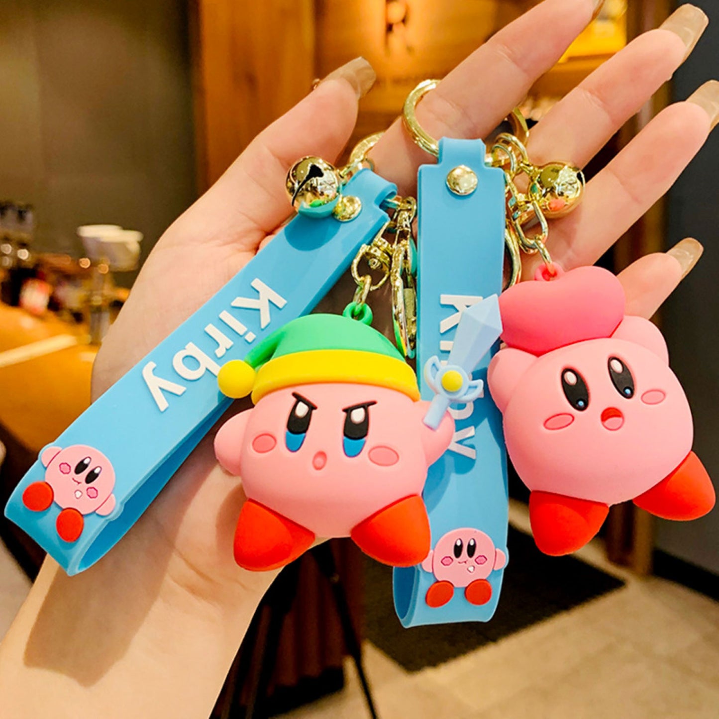 2pcs Wholesale Kirby Key Chain | Novelty Keychain