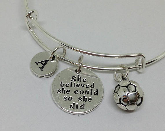 soccer she believe she could so she did bangle