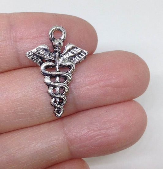 5 Medical sign charms RX Symbol Pharmacy
