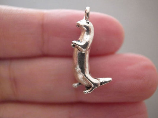 5 Wholesale Otter Charms