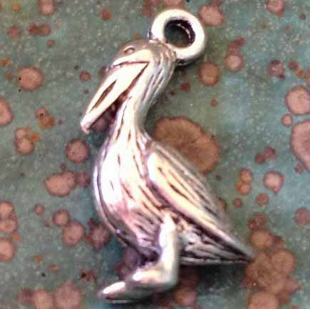 5 Wholesale Pelican Charms