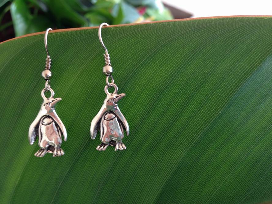 Penguin charm Earrings