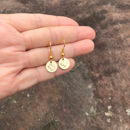 Texas State Map Earrings -50 states Available