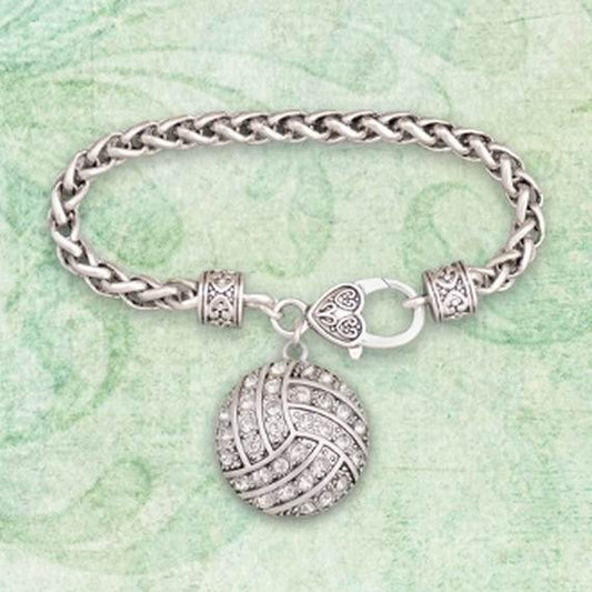 Volleyball Toggle Bracelet