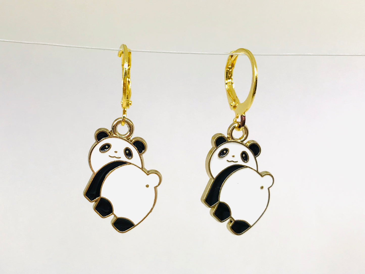 Panda Earrings