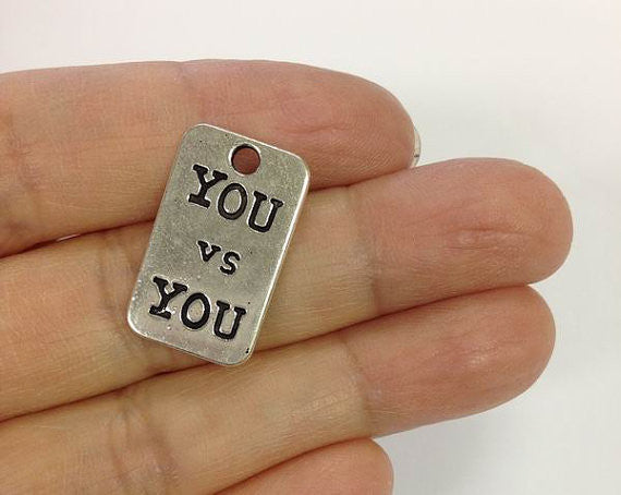 10 You vs You Charms, Cross fit Charm wholesale