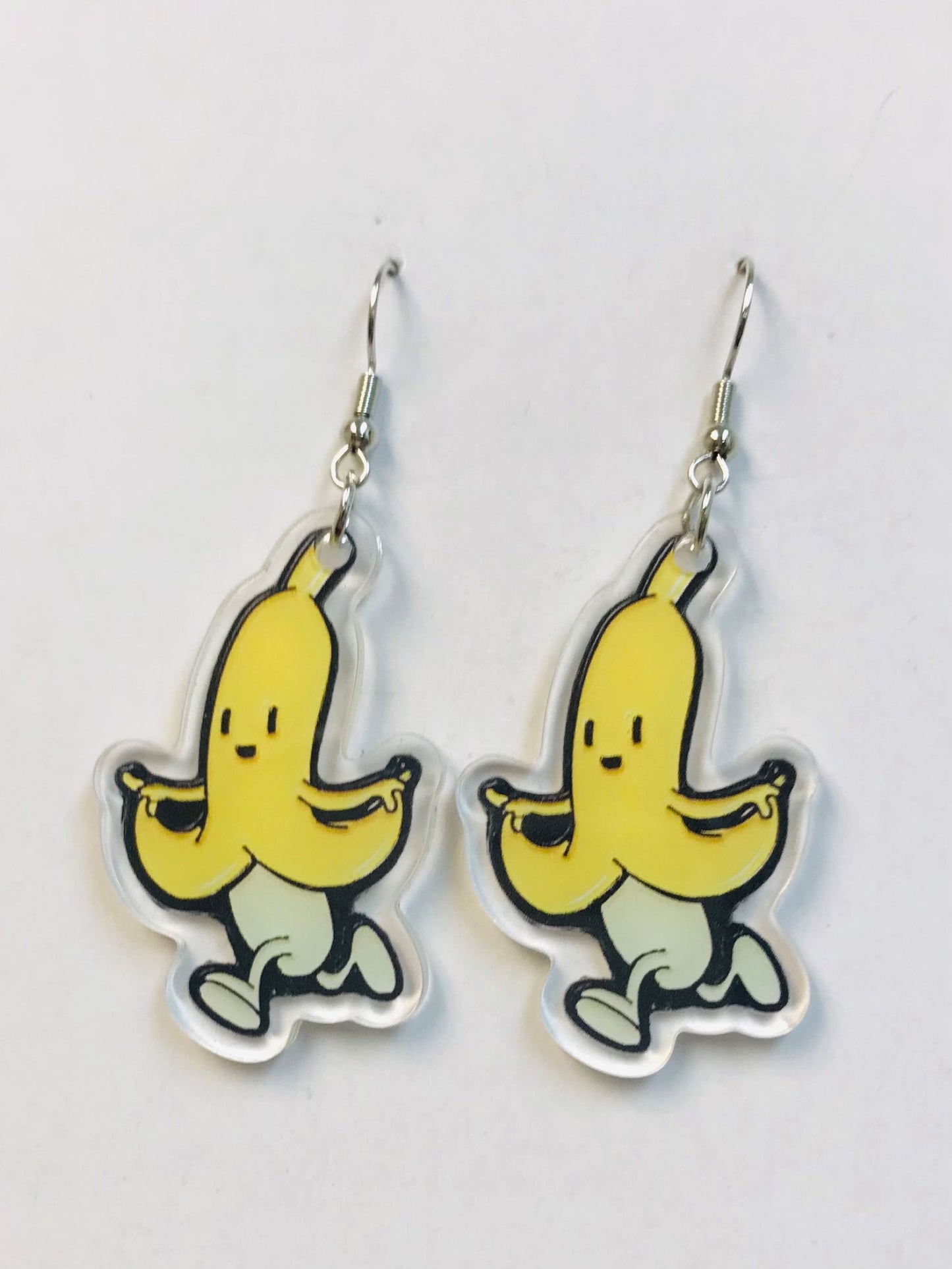 2prs Running Banana Earrings
