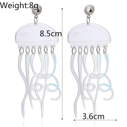 jelly fish earrings