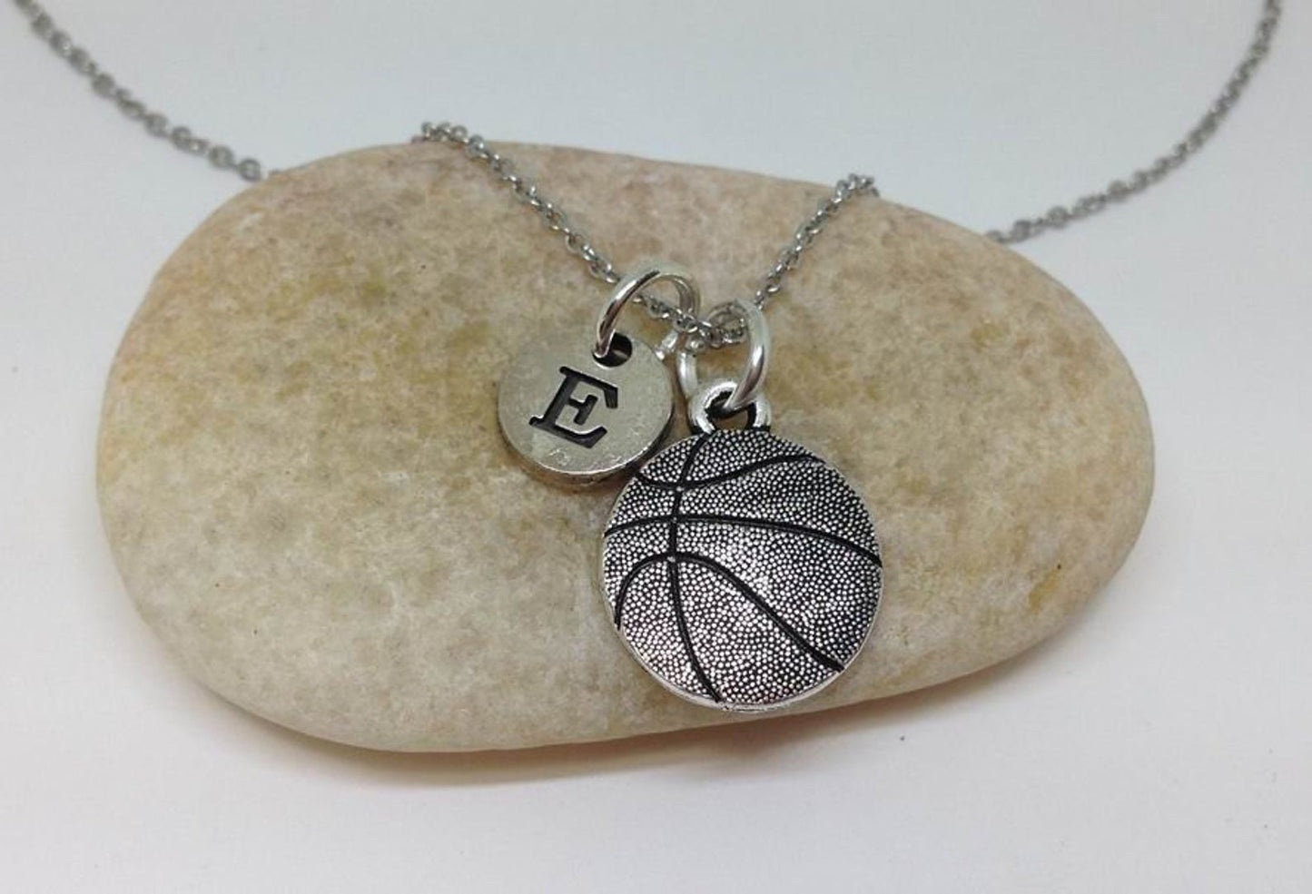 Basketball Charm Necklace, Personalized Team Gifts