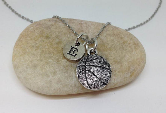 Basketball Charm Necklace, Personalized Team Gifts