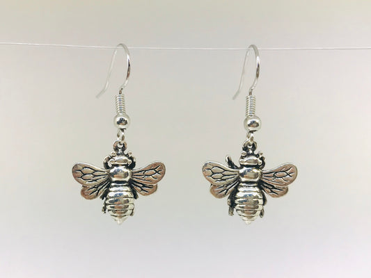 Bee Earrings, Bumble Bee Earrings