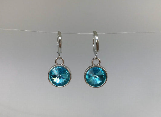 Crystal Earrings, Birthstone Jewelry