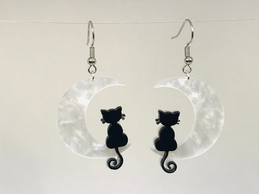 black cate moon earrings wholesale