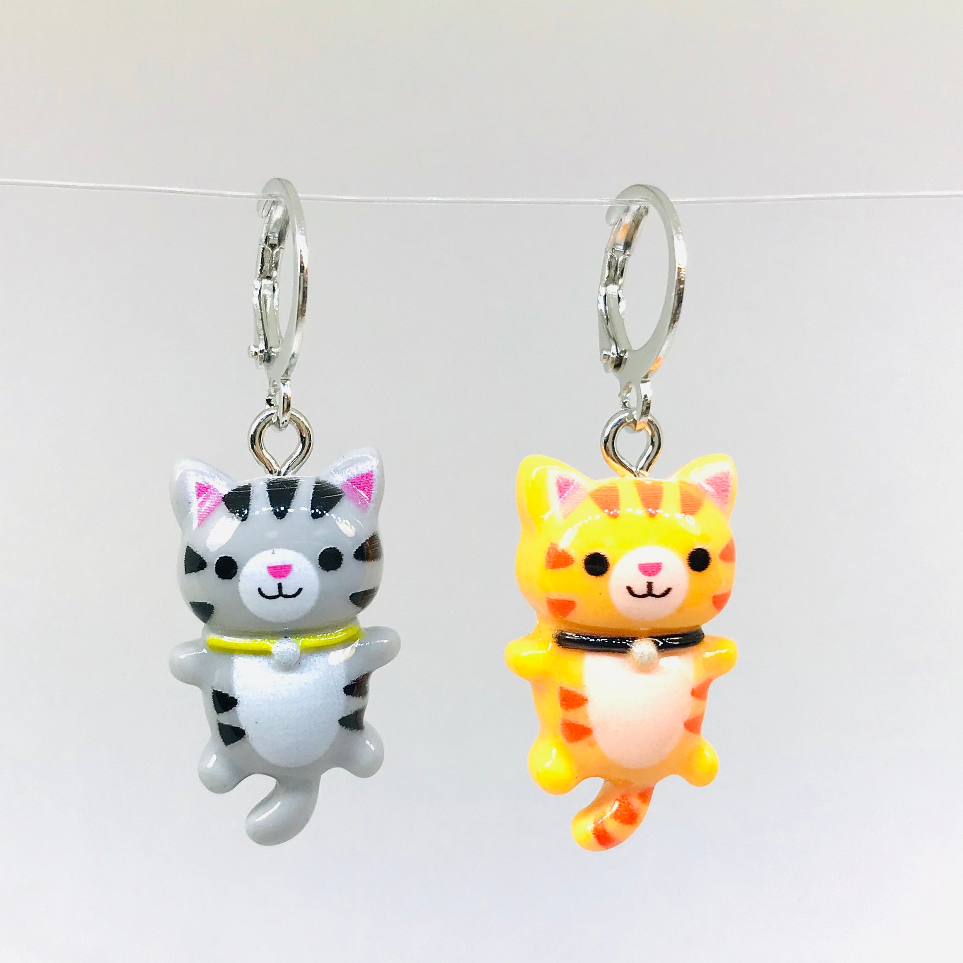 kawaii cat earrings funky novelty