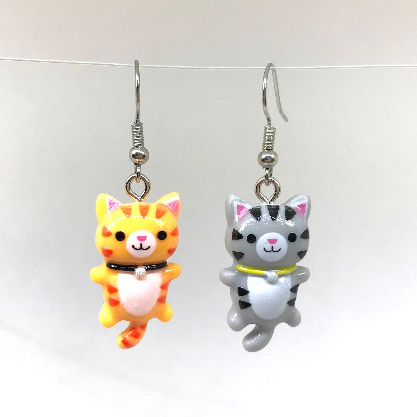 2 Kawaii Cat Earrings