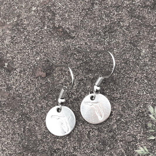 Custom Florida Map Earrings -50 states Available