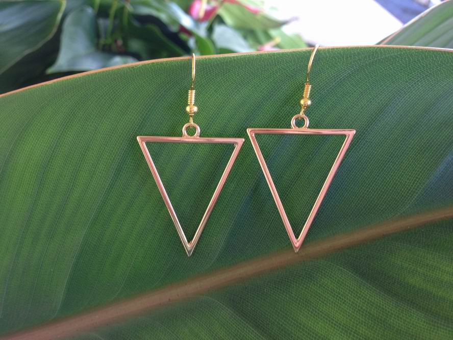dangle earrings Triangle geometric wholesale