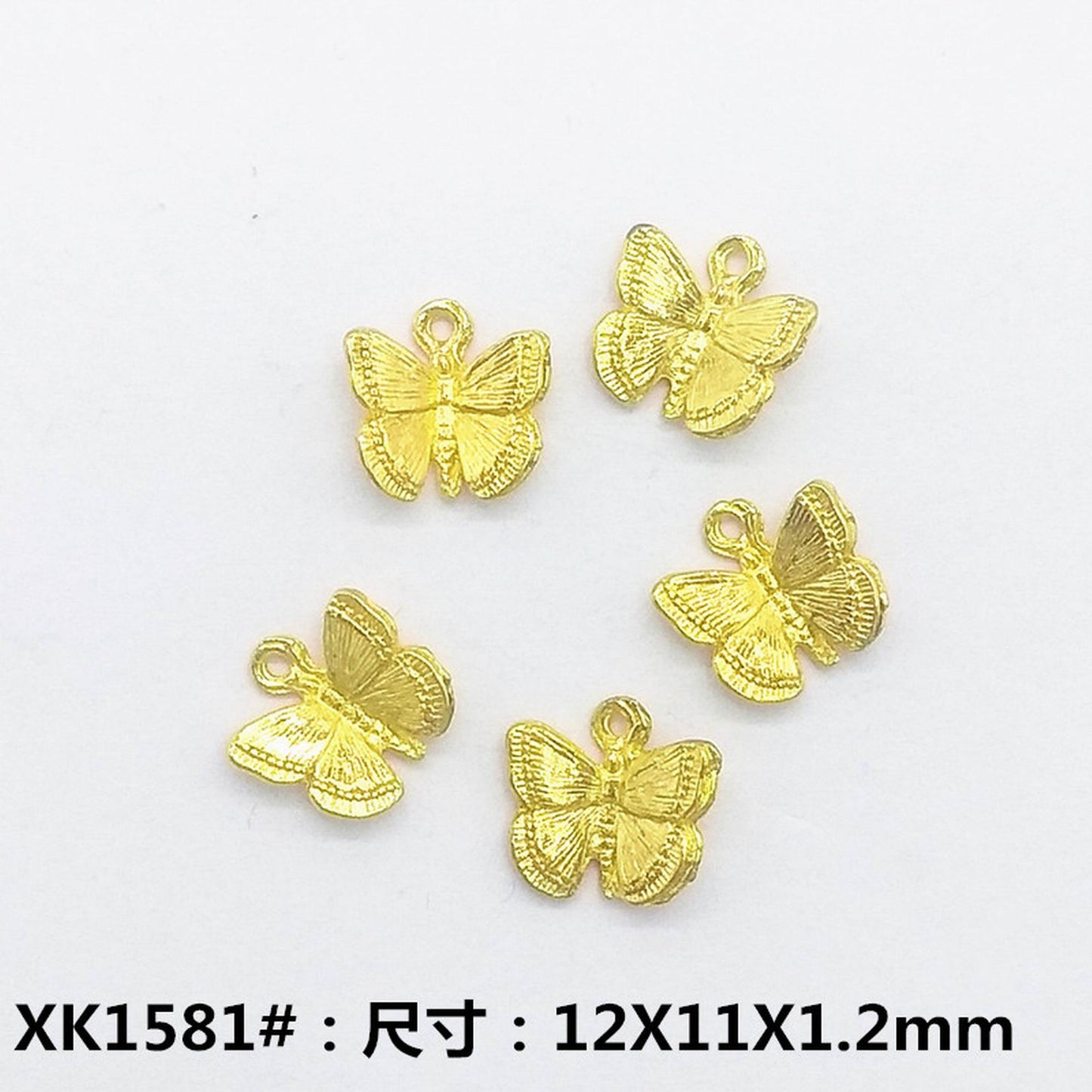 tiny gold butterfly charm wholesale