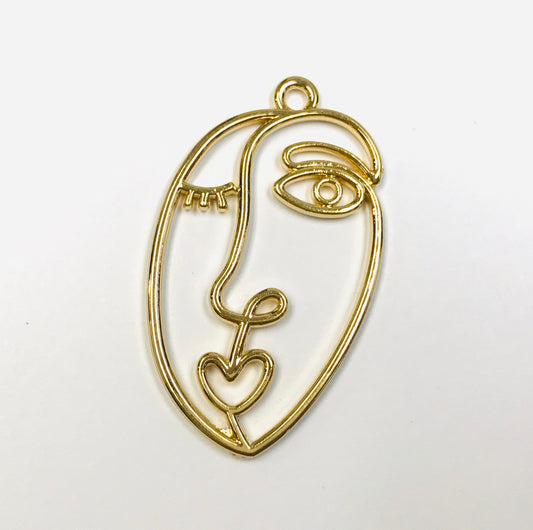 4 Winking Face Charm
