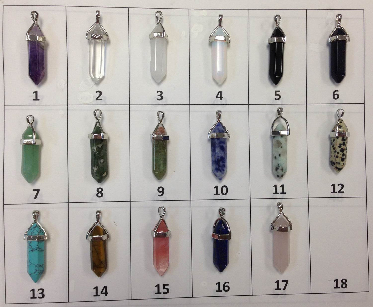 Chaka Healing Crystal Key Chain Crystal Key ring