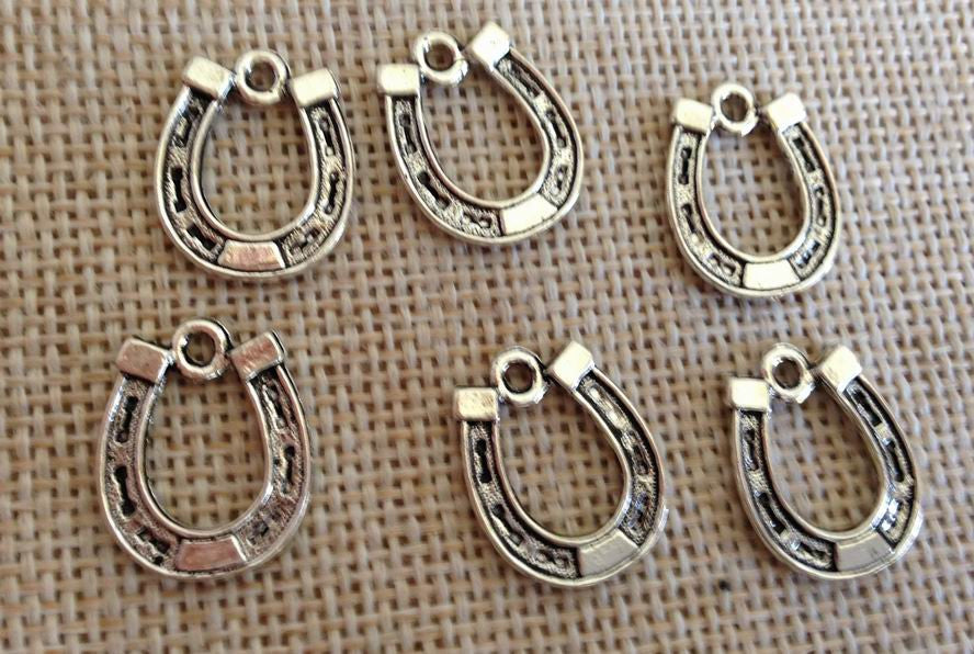 5 Lucky Horse Shoe charm