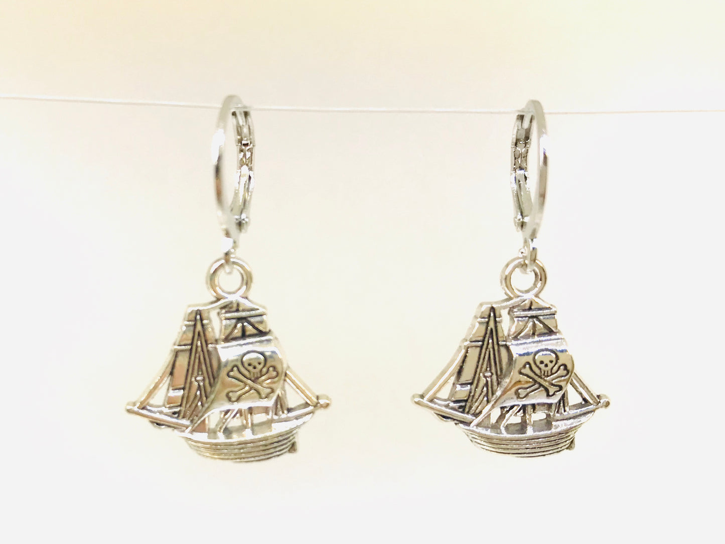 Pirate Ship Earrings