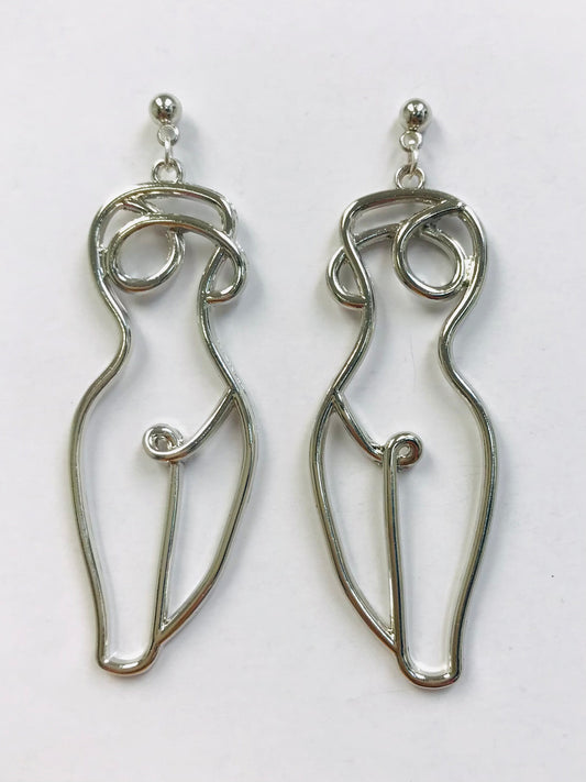 Wholesale Naked Female Body Earrings