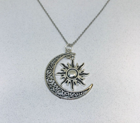 Moon Necklace, Celestial Jewelry