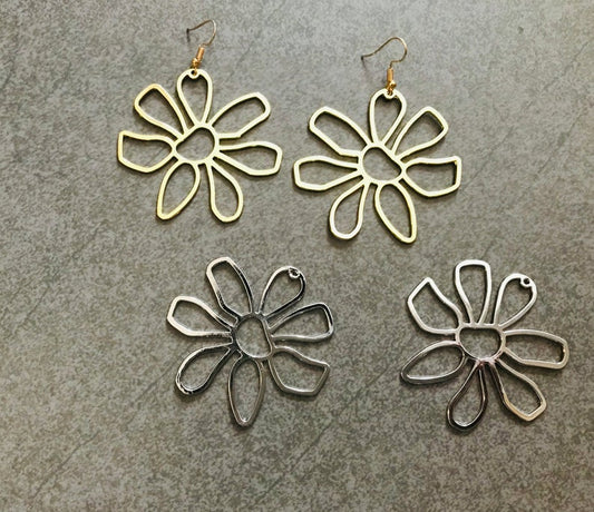 Sunflower Flower Earrings