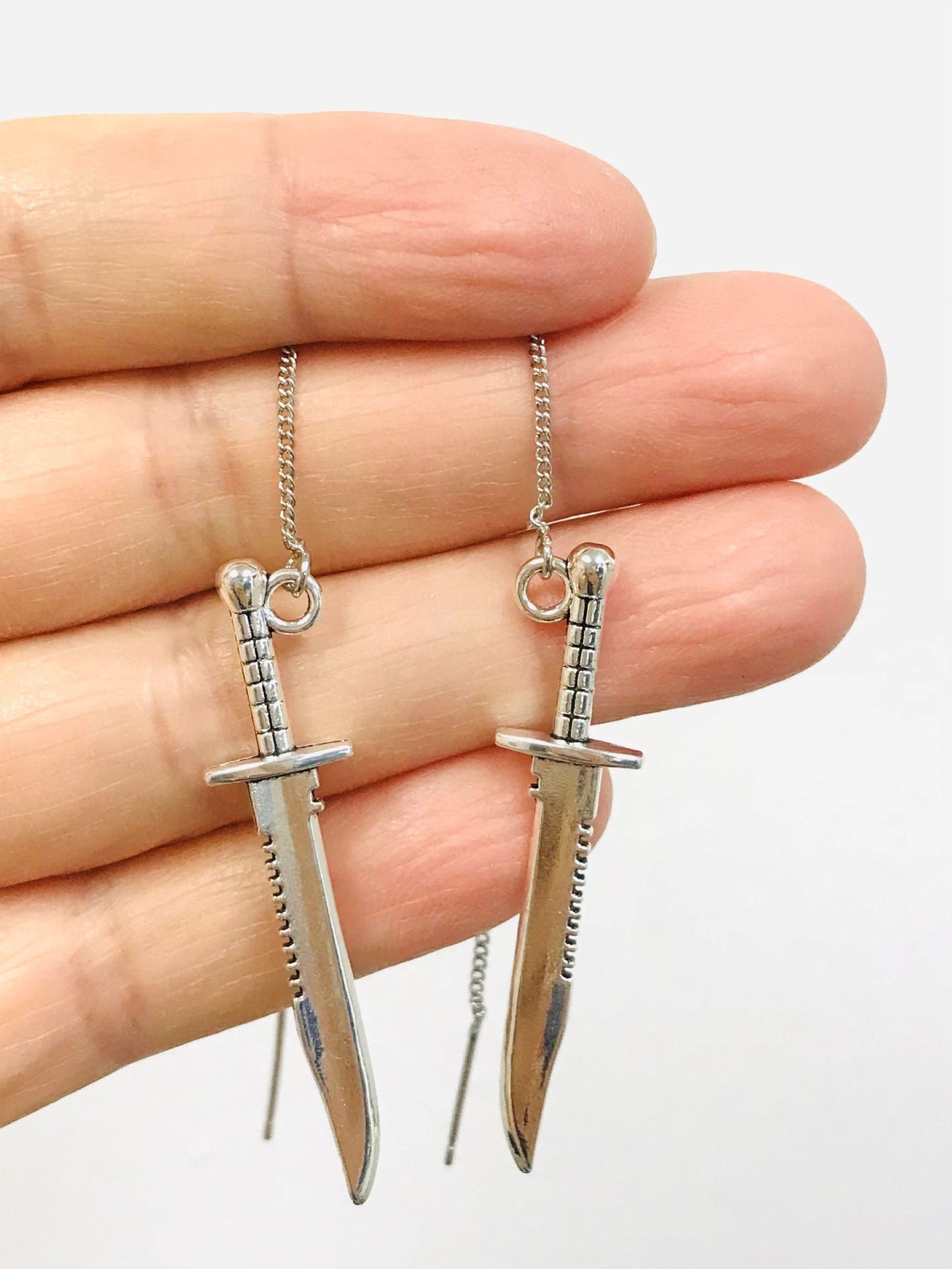 Sword Threaders Earrings